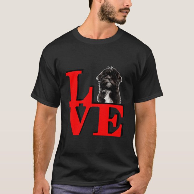 My Lhasa Apso Liebe Park T-Shirt (Vorderseite)