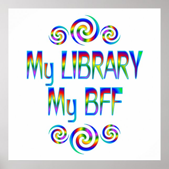 My Library-BESTE FREUNDIN Poster (Vorne)