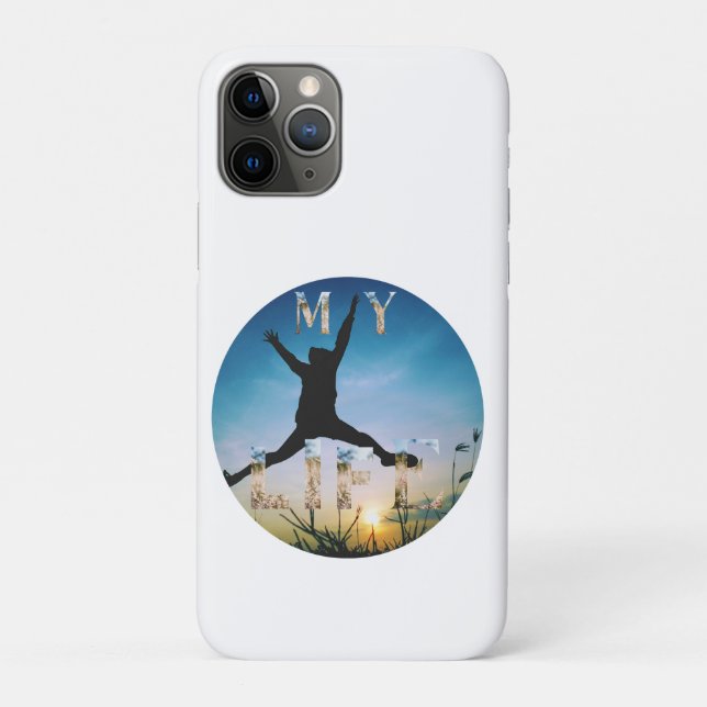 My Life – Inspirational Nature Design Case-Mate iPhone Hülle (Rückseite)