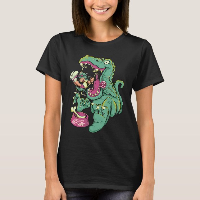 My Little Best Friends Dinosaur T-Shirt (Vorderseite)