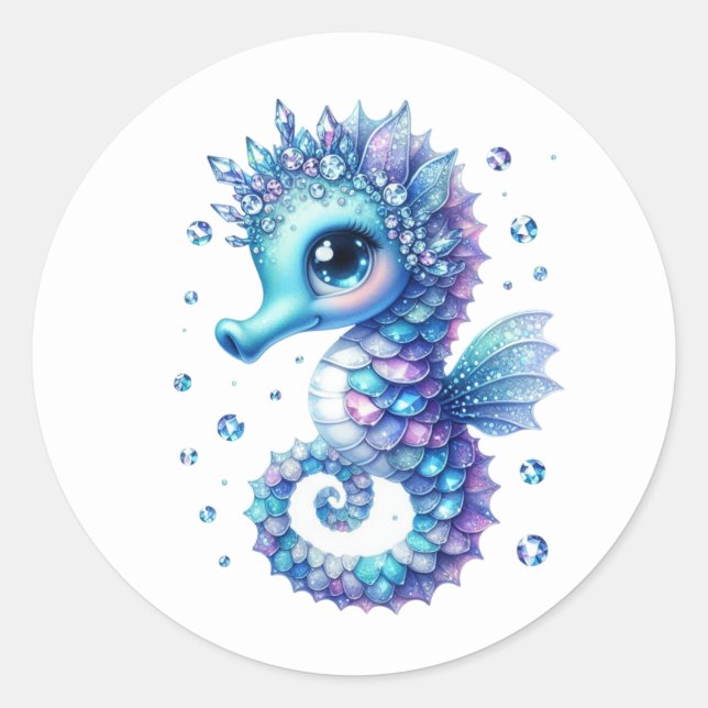My Little Seahorse Stickers (Vorderseite)