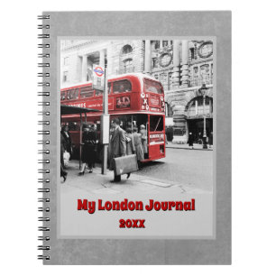 My London Journal (anpassbar) Notizblock