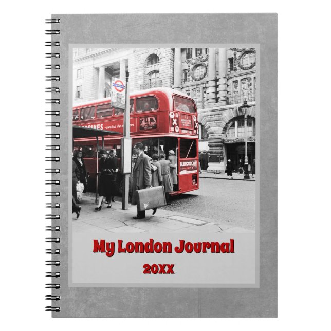 My London Journal (anpassbar) Notizblock (Vorderseite)