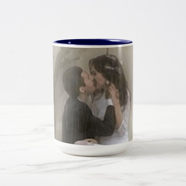 My Love, Mom Amour, l´huile Zweifarbige Tasse (Mittel)
