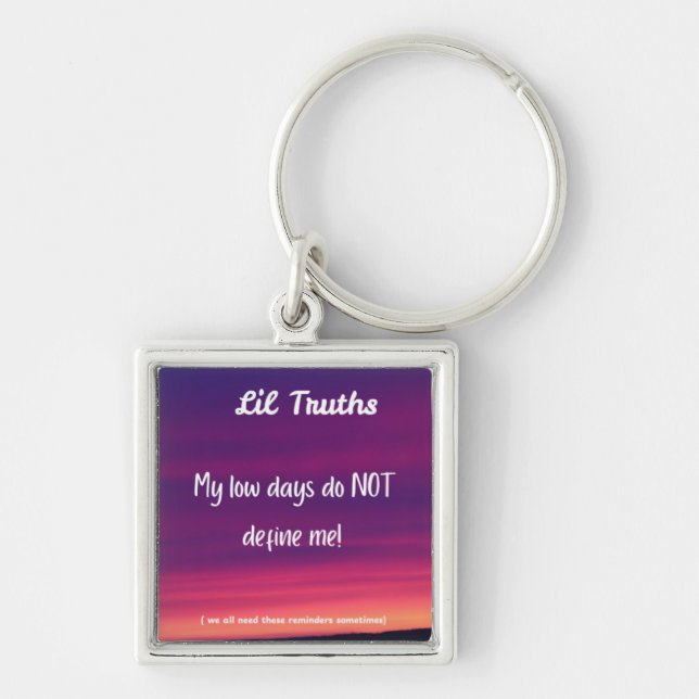My Low Days Sunset Lil Truths  Schlüsselanhänger (Vorne)