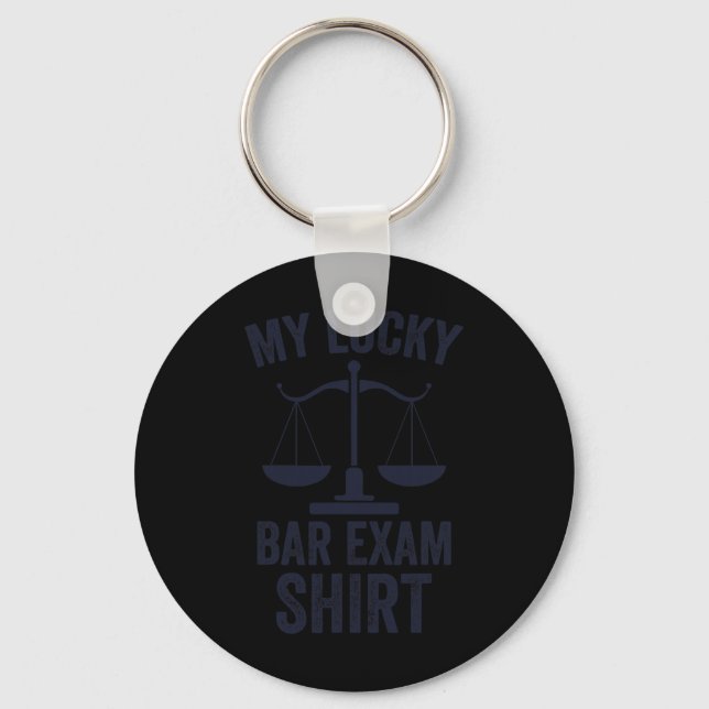 My Lucky Bar Exam Funny Law School Graduation New  Schlüsselanhänger (Vorderseite)