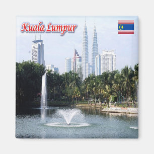 MY - Malaysia - Kuala Lumpur - Panorama Magnet
