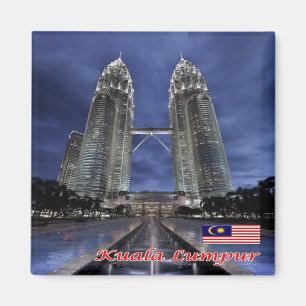 MY - Malaysia - Kuala Lumpur - Petronas Twin Tower Magnet