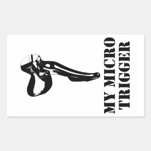 My Micro Trigger Rechteckiger Aufkleber