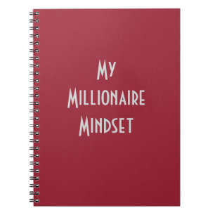 My Millionaire Mindset, Foto Notebook Notizblock