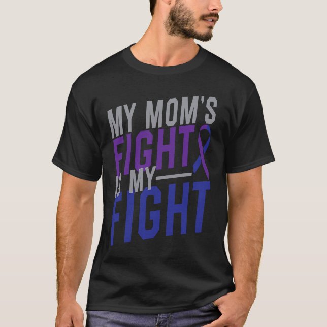 My Mom's Fight is My Fight Rheumatoid Arthritis Aw T-Shirt (Vorderseite)