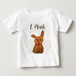 My Monthly Hapiness magic rabbit Baby T-shirt