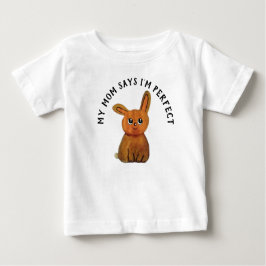 My Monthly Hapiness magic rabbit Baby T-shirt