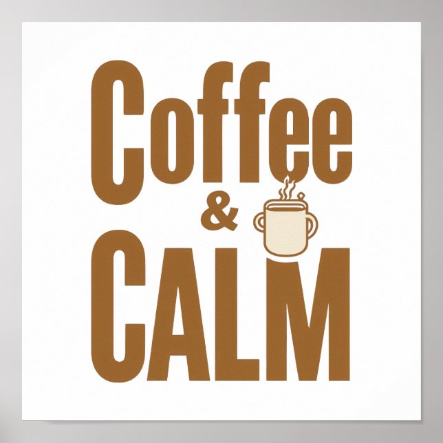 My Morning Ritual: Coffee & Calm Poster (Vorne)