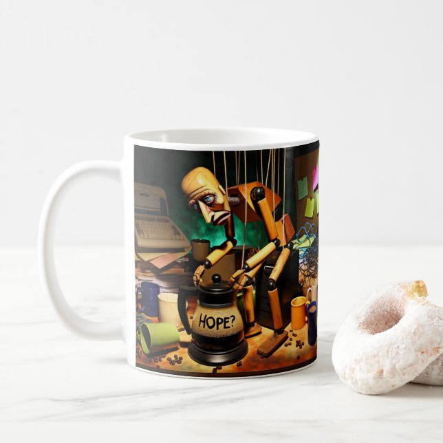 My Mug Hates Mornings Too Kaffeetasse (Mit Donut)