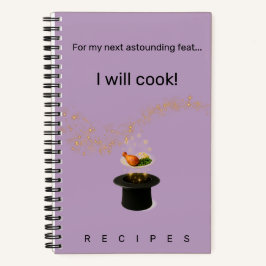 My Next Astounding Feat recipe book Notizbuch