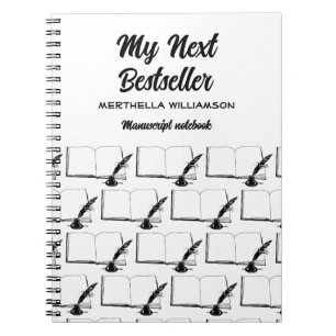 MY NEXT BESTSELLER Writer Manuskript-Notebook Notizblock