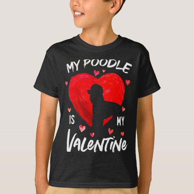 My Odle Is My Valentine Hearts Odle Dog Valent  T-Shirt (Vorderseite)