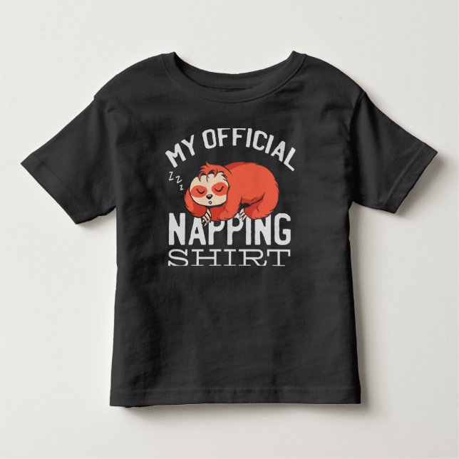 My official napping shirt Sloth (Vorderseite)