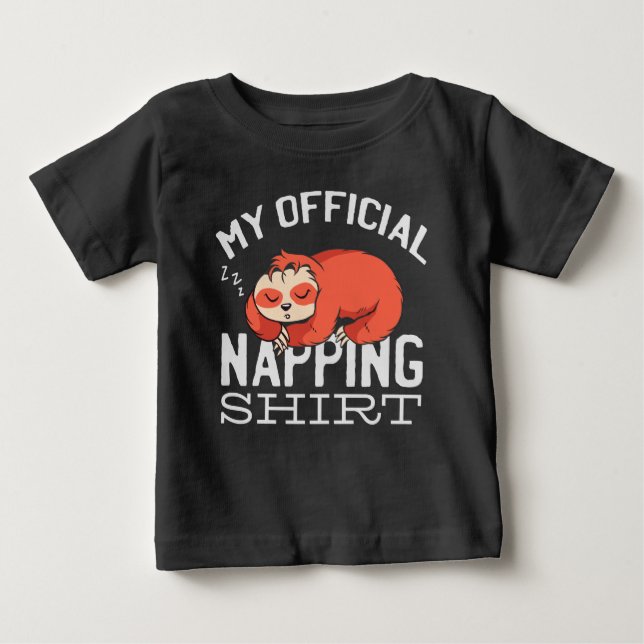 My official napping shirt Sloth (Vorderseite)
