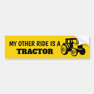 My Other Ride is a Tractor Sticker Autoaufkleber