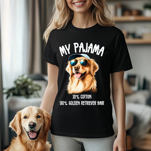 My Pajama - 10% Baumwolle, 90% Golden Retriever Ha T-Shirt (Von Creator hochgeladen)