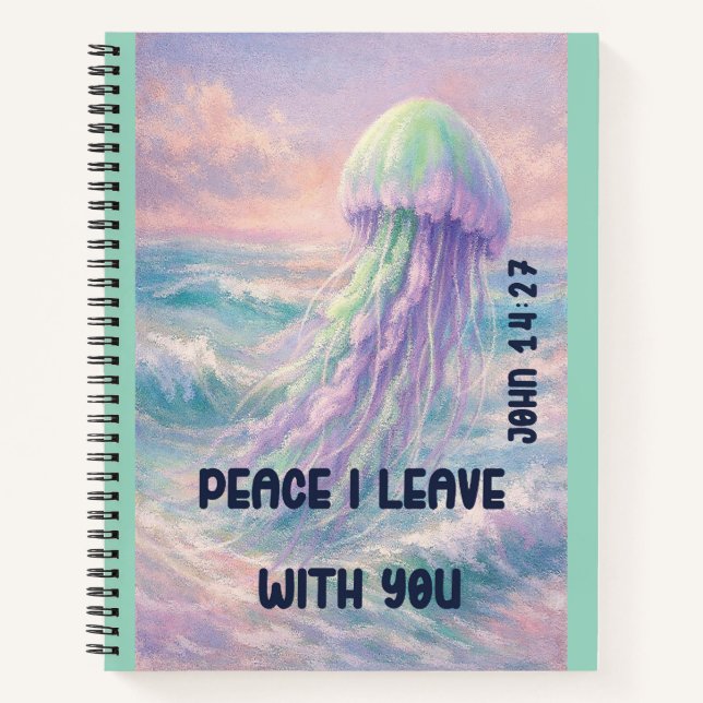 My Peace I Give You Notizbuch (Vorderseite)