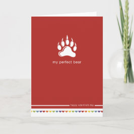 My Perfect Bear - Gay Valentine's day Feiertagskarte