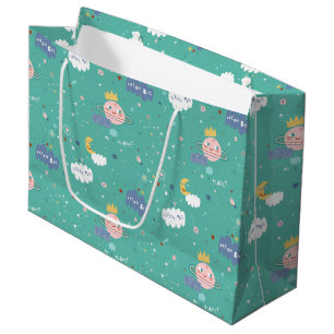 My Planet Dream Big Little One Pattern Große Geschenktüte