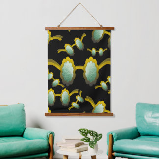 My Polarized Glasses are Ready Pattern Wandteppich Mit Holzrahmen