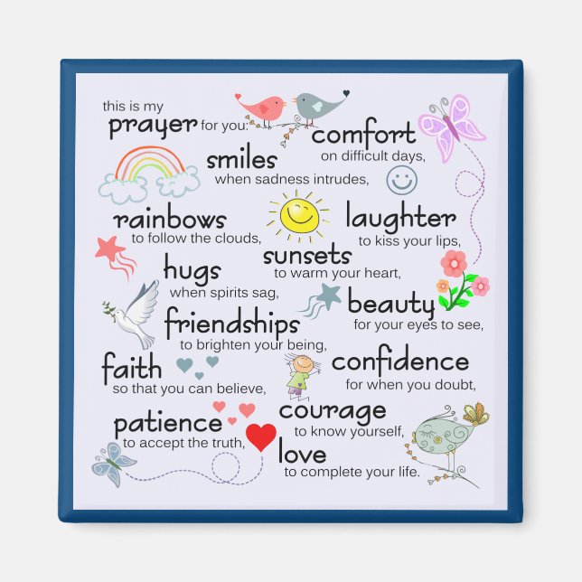 My Prayer For You Classic Blue | Magnet (Vorne)