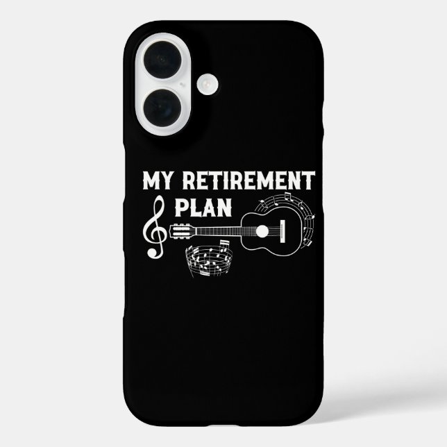 My Retirement Plan Guitar Funny Musicians Case-Mate iPhone Hülle (Rückseite)