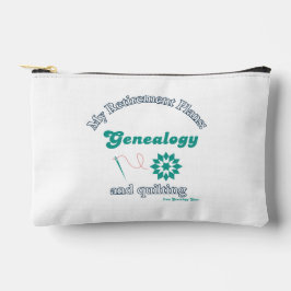 My Retirement Plans: Genealogy and Quilting Zubehörtasche