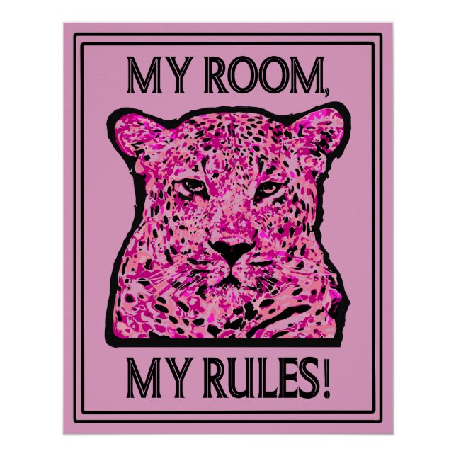 My room, my rules! poster (Vorderseite)