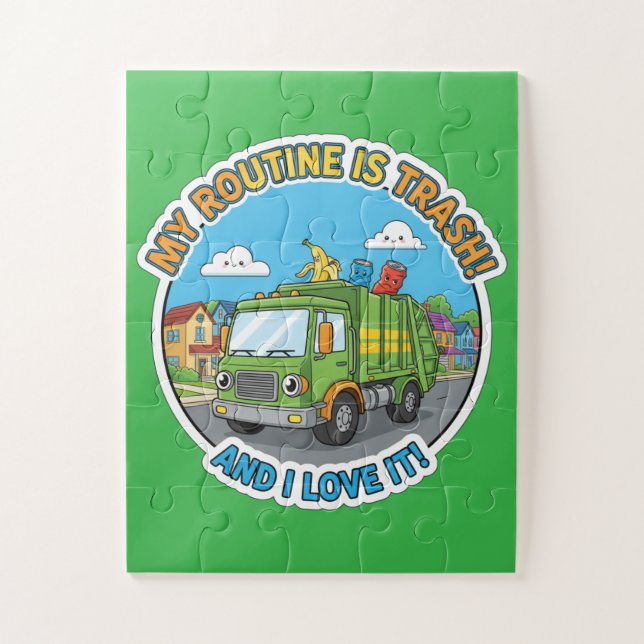 My Routine Is Trash! And I Love It! Puzzle (Vertikal)