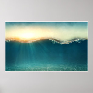 My SALE - Under Water Ocean Poster