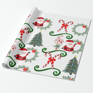 My Santa Fun Geschenkpapier