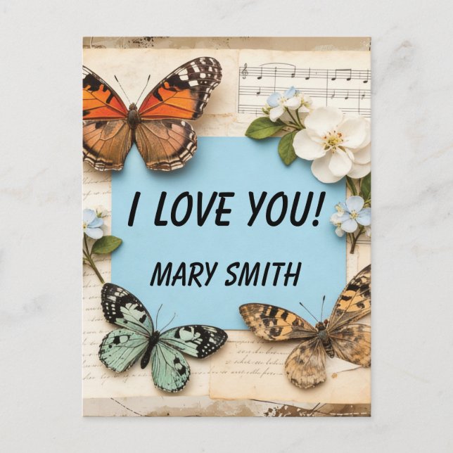 My Scrapbook  Postkarte (Vorderseite)