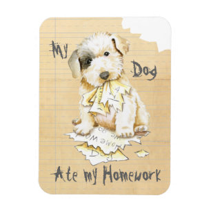 My Sealyham Terrier Ate Meine Hausaufgaben Magnet