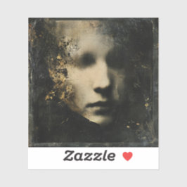 My Shadow Friend — Gothic Fine Art Aufkleber