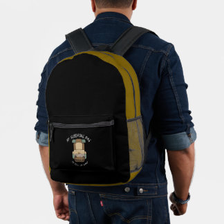 My Sleeping Bag İs Full Of Sand Desert Camping Bedruckter Rucksack