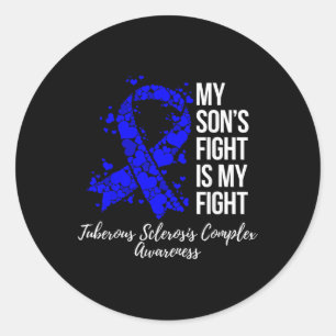 My Son's Fight Tuberous Sclerosis Complex Tsc Runder Aufkleber