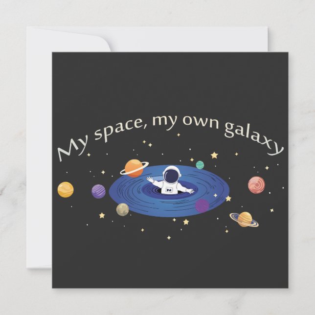 My Space, My Own Galaxy (Vorderseite)