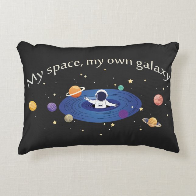 My Space, My Own Galaxy Dekokissen (Vorderseite)