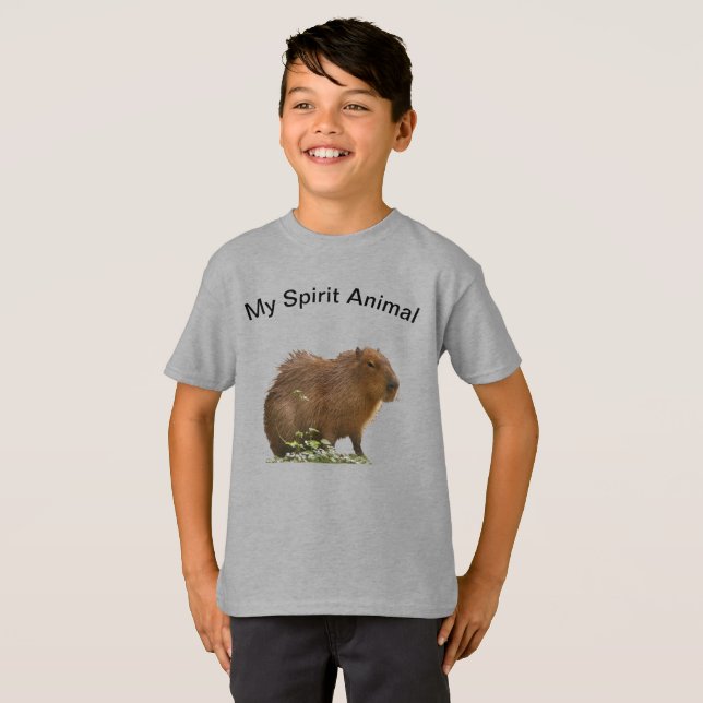 My Spirit Animal Capybara T-Shirt (Vorne ganz)