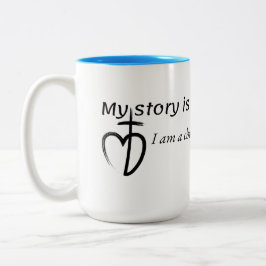 My story is simple zweifarbige tasse