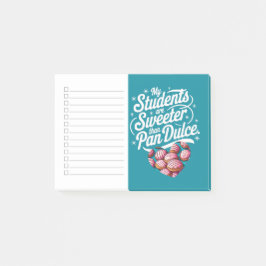 My Students are sweeter than Pan Dulce Teacher Post-it Klebezettel