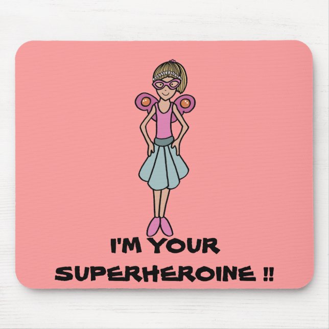 My superheroine mousepad (Vorne)