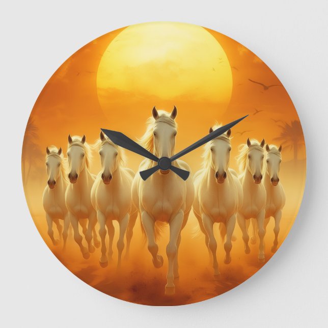  My Time Is Powerful. Große Wanduhr (Vorderseite)