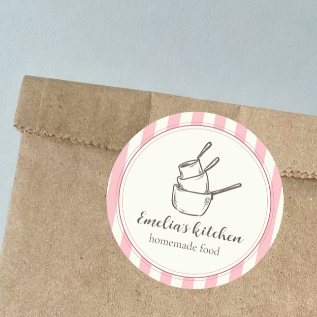 My tiny kitchen logo Sticker (Von Creator hochgeladen)